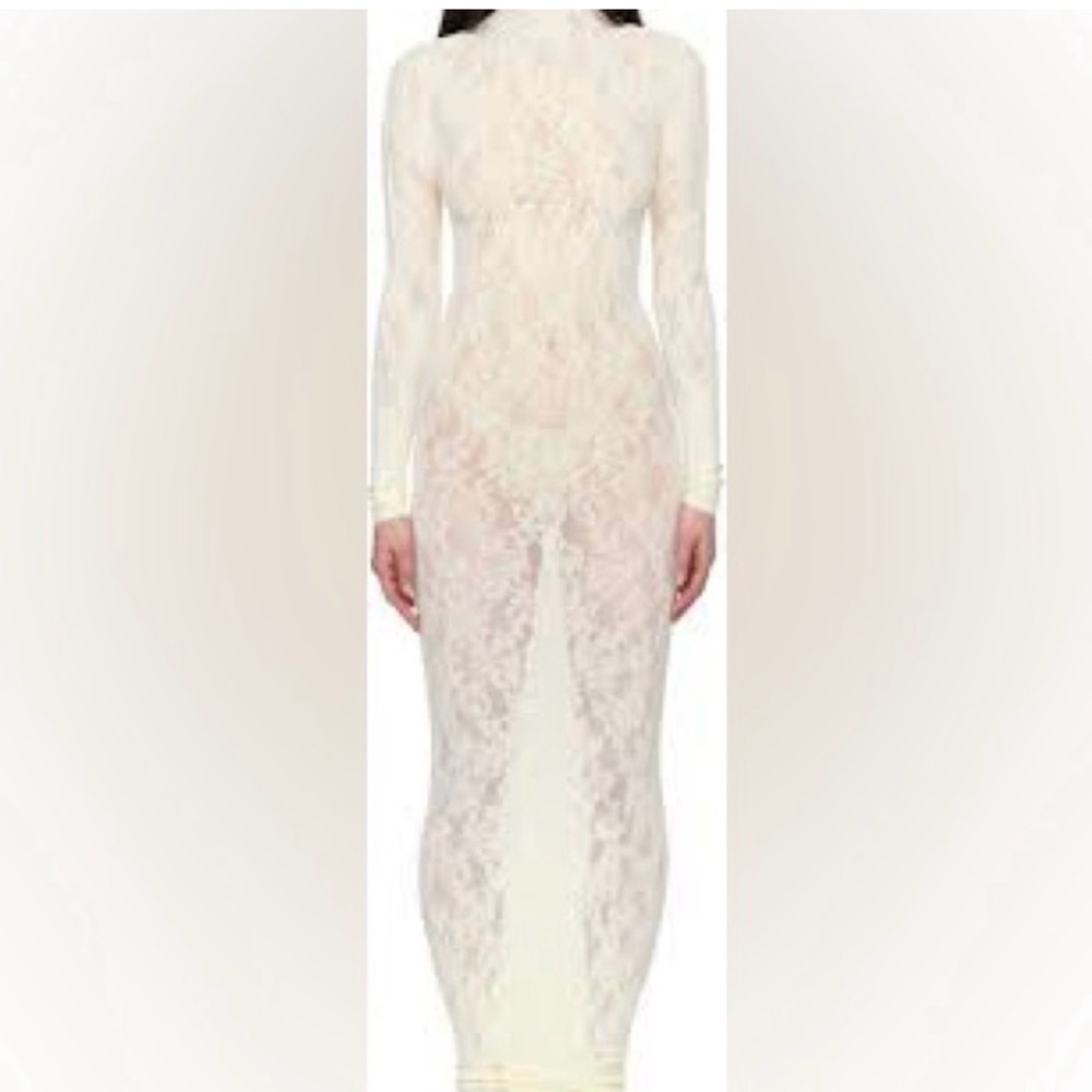 Skims knit lace dress NWT